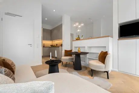 Stilvolle Inneneinrichtung im Hotel Stadt Hamburg, Westerland auf Sylt.